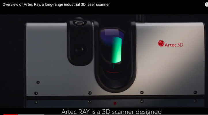 远距工业级3D扫描仪- Artec Ray